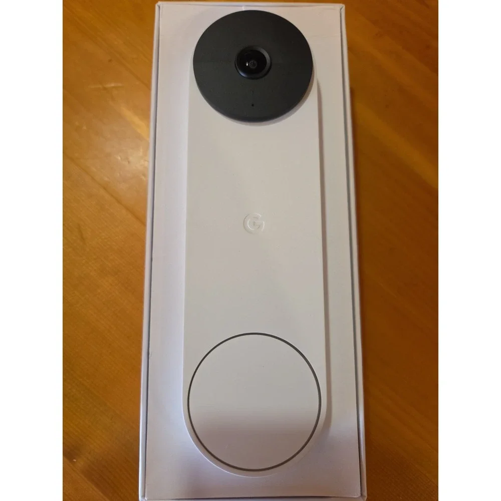 New! Google Nest Doorbell (Battery) Wireless Doorbell Video Camera Snow